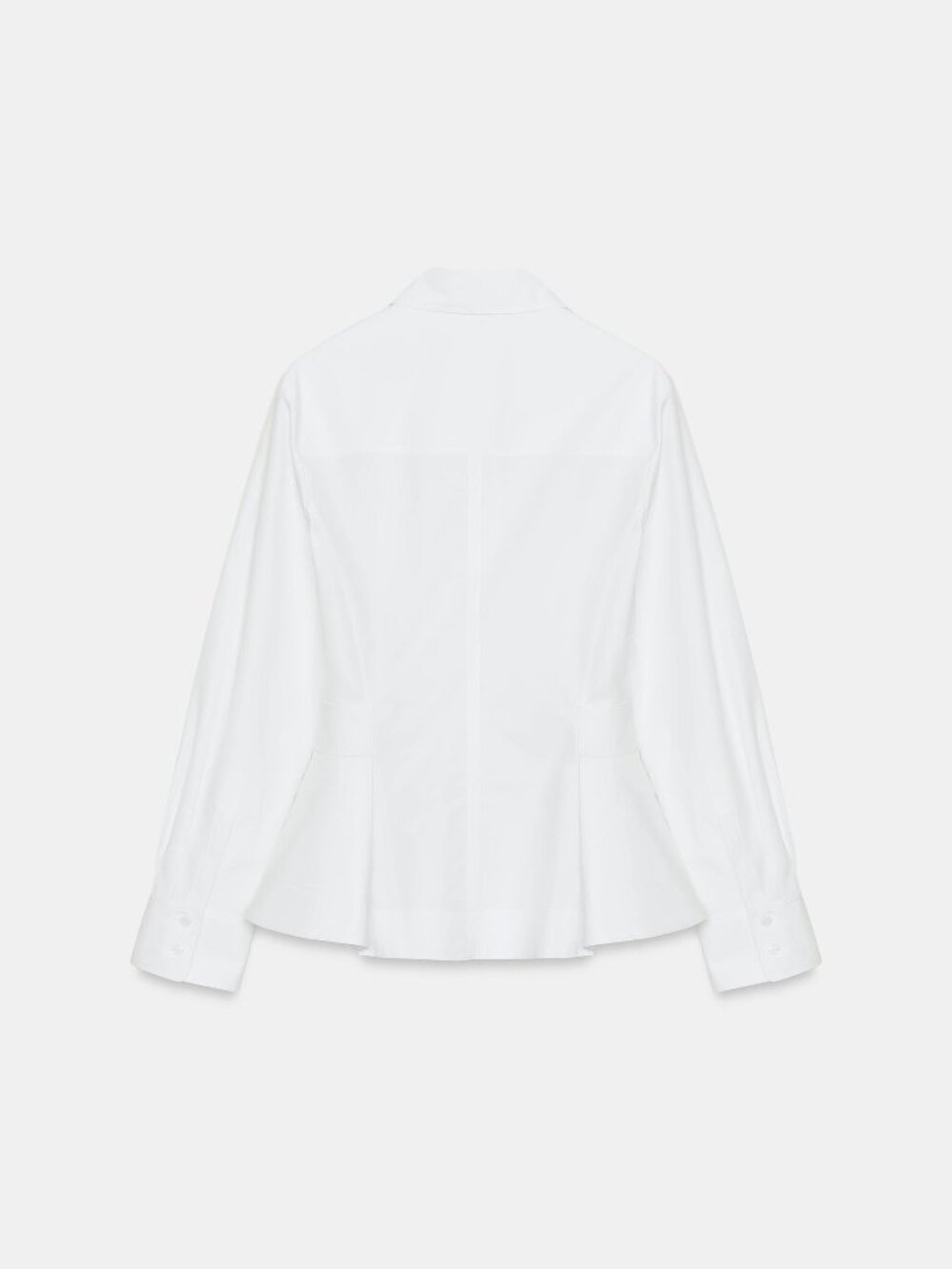 NWT - ZW COLLECTION PEPLUM POPLIN SHIRT